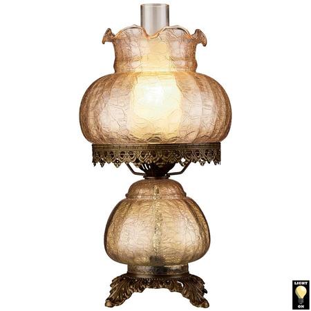DESIGN TOSCANO Rose Court Victorian-Style Hurricane Table Lamp TF85003